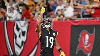 Steelers' Calvin Austin III Shared That The Adversity This Team Has Faced Makes Him Confident Going Into The Playoffs (Steelers News). Photo by Jason Behnken / AP